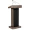 Oklahoma Sound Oklahoma Sound Orator Lectern with Wireless Handheld Mic, Ribbonwood 800X-RW/LWM-5 - alternate 1